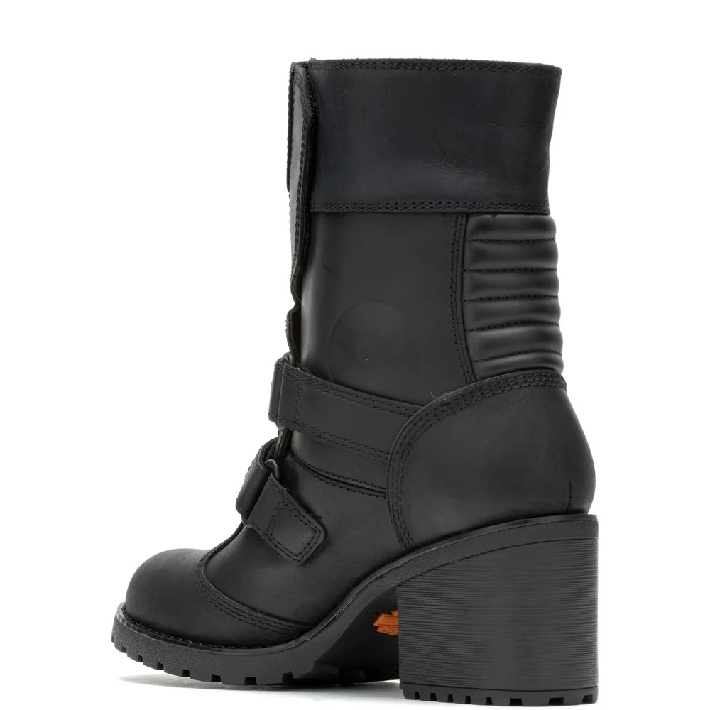Harley-Davidson Women's Black Leather Boots - Picture 6 of 9